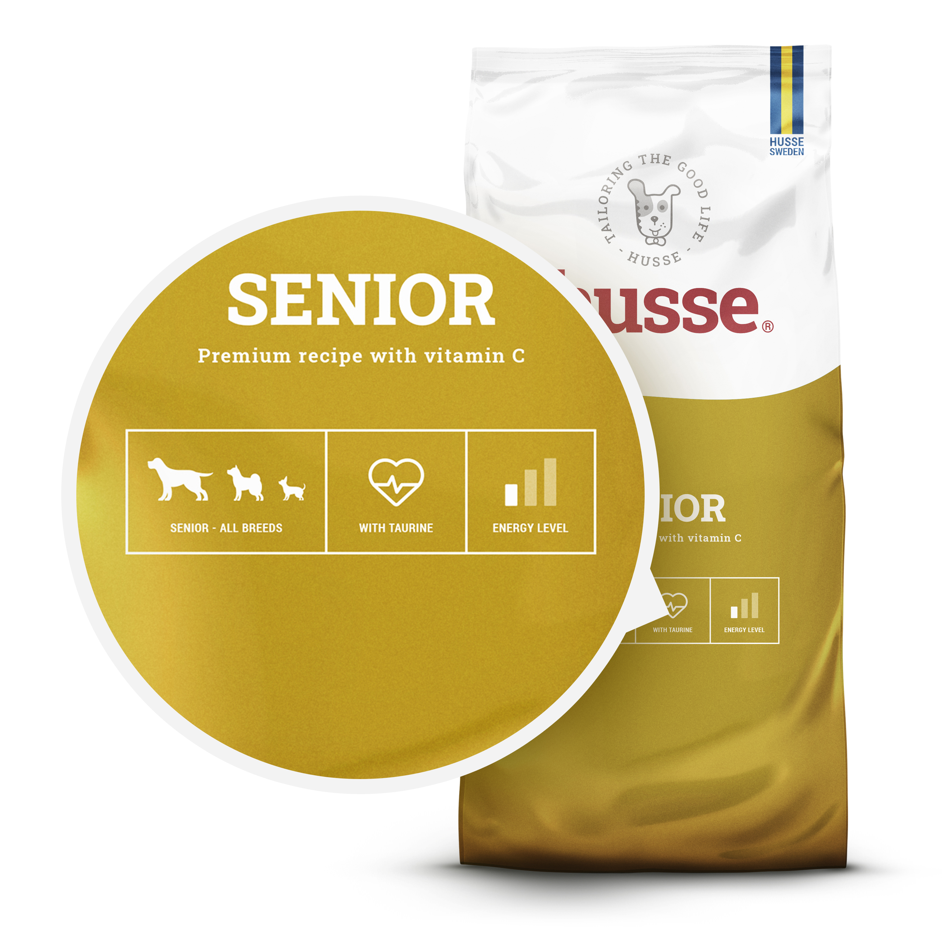 Senior, 3 x 15 kg | Nutrição completa para cães seniores