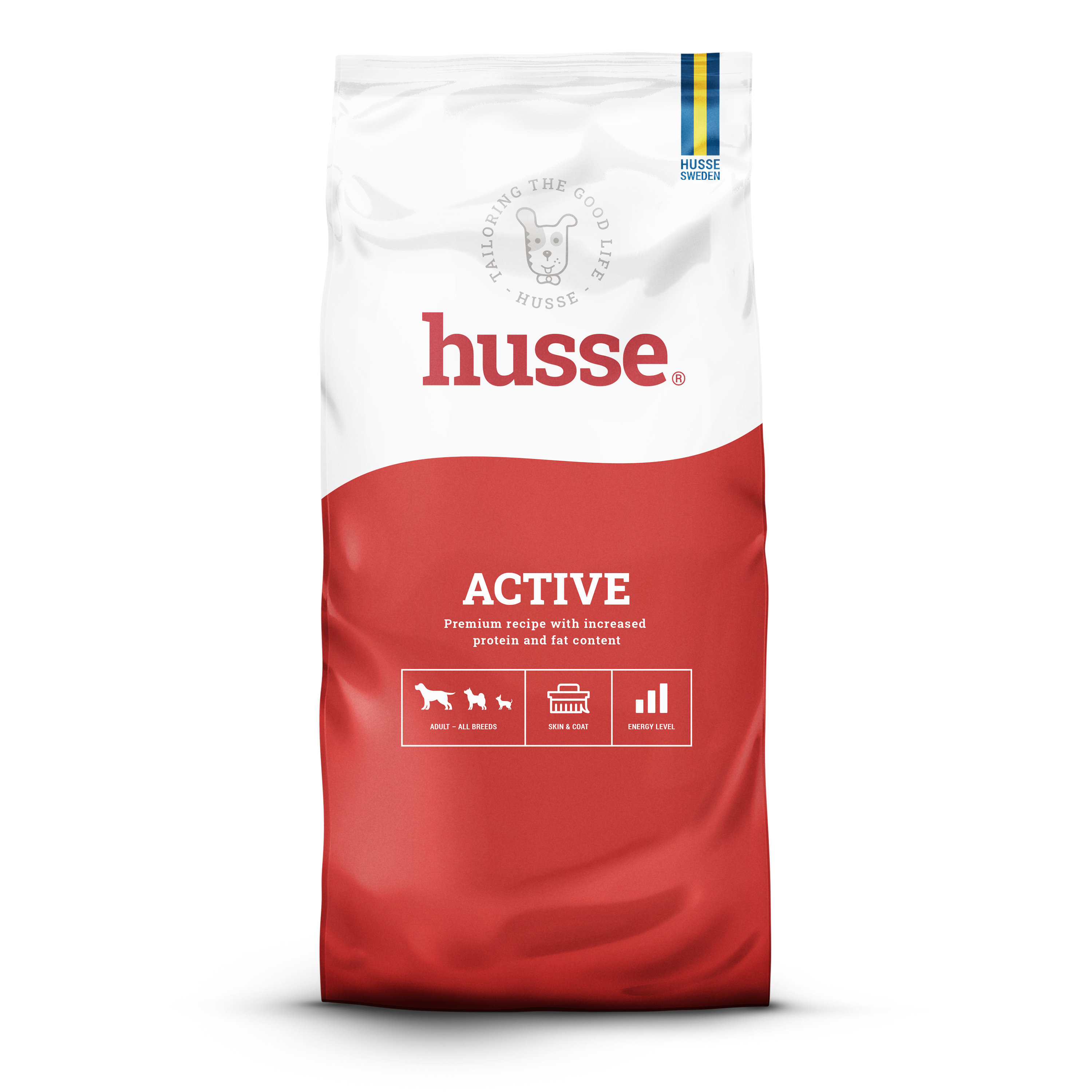 Active, 3 x 15 kg | Fórmula Premium para cães ativos