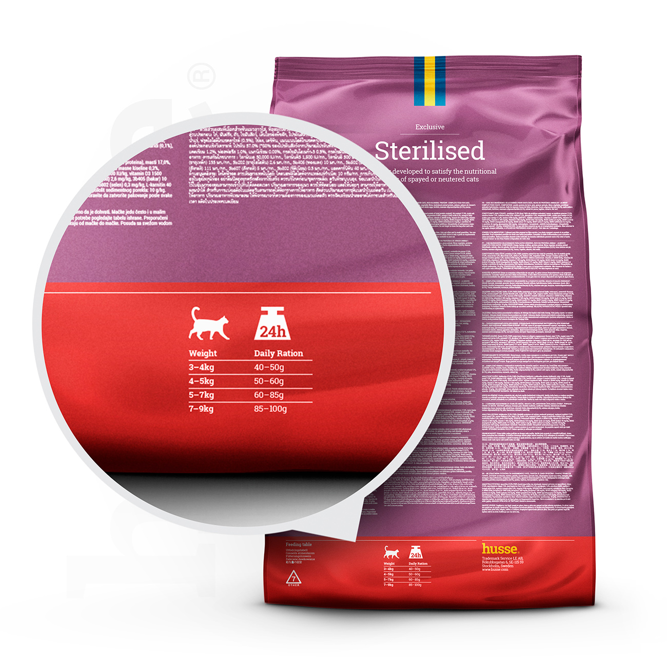 Exclusive Sterilised, 2 kg | Alimento completo e equilibrado para gatos esterilizados