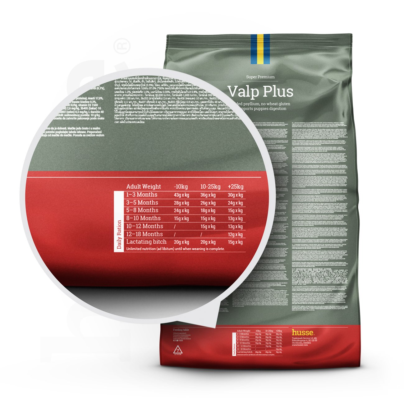 Valp Plus, 2 kg | Nutrição completa com psílio e fibras vegetais para uma boa digestão
