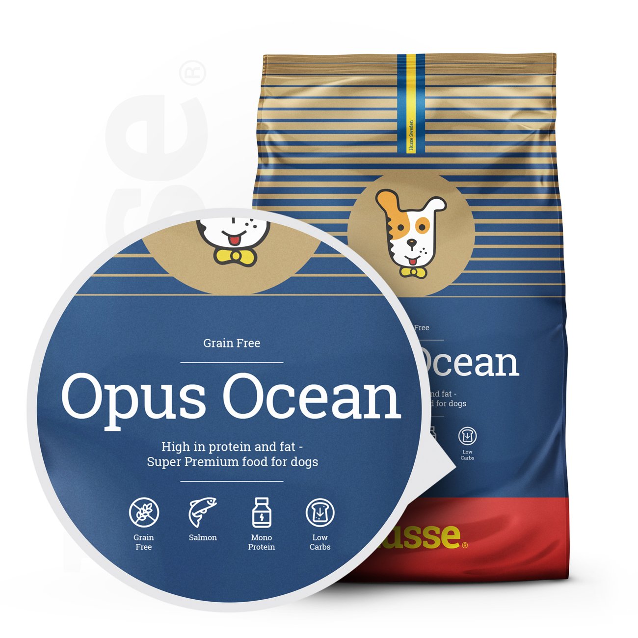 Opus Ocean, 12 kg | Alimento sem cereais com uma única fonte de proteína animal