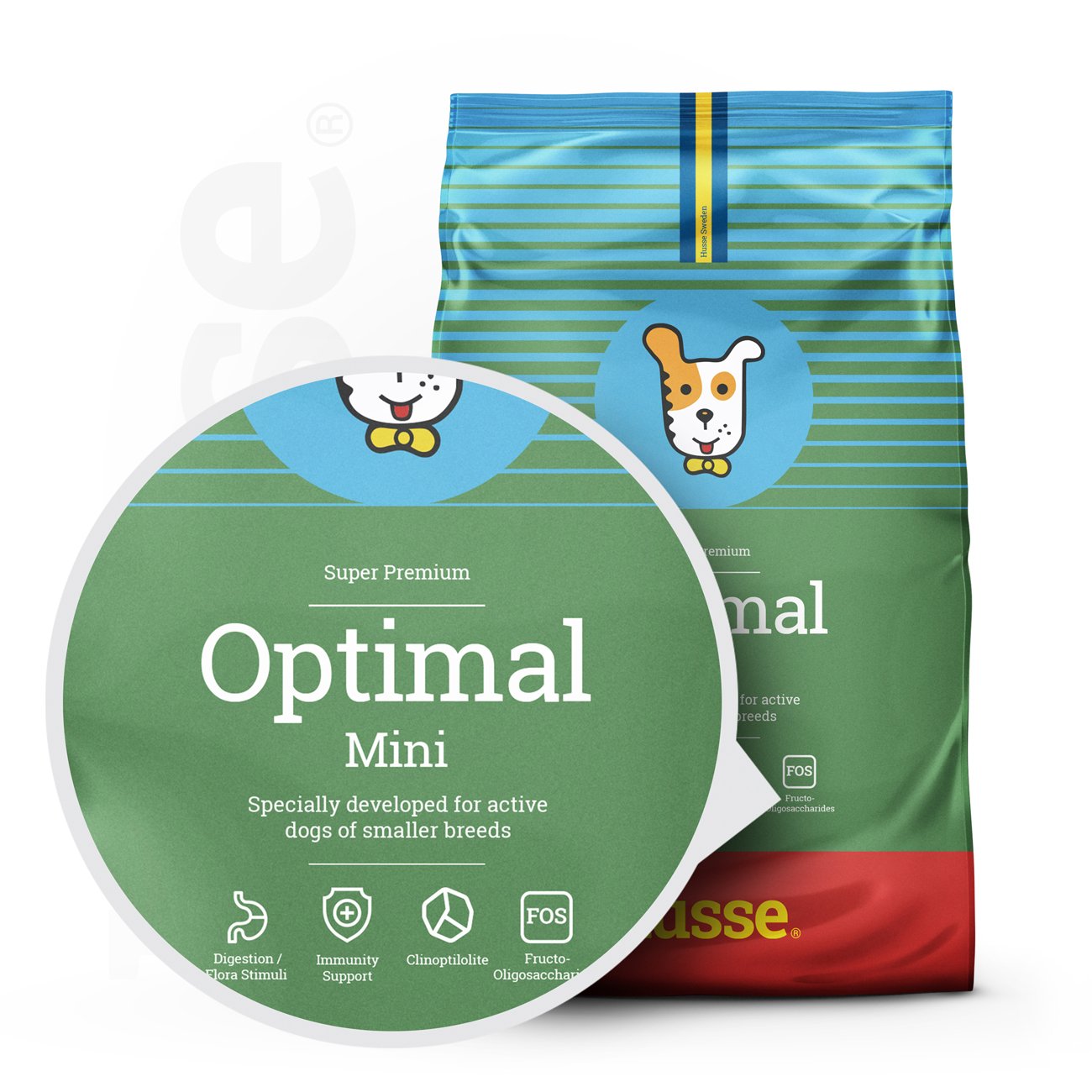 Optimal Mini, 2 kg | Alimento sem glúten desenvolvido para satisfazer necessidades energéticas elevadas