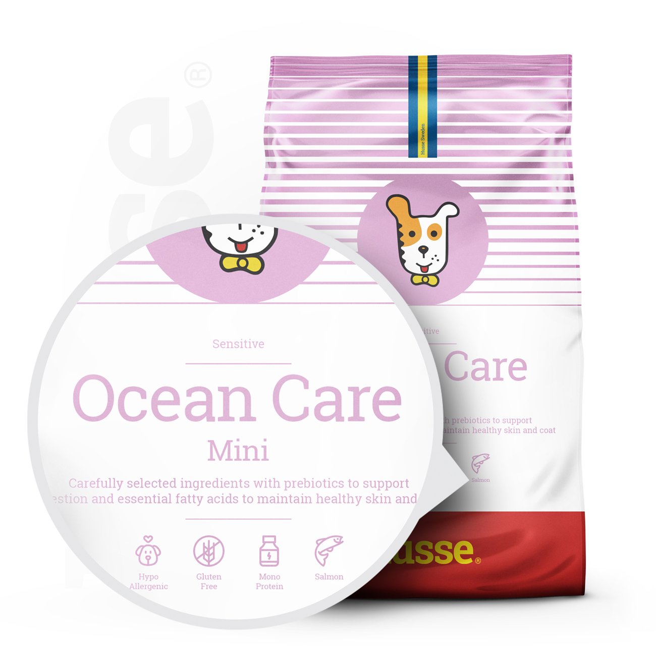 Sensitive Ocean Care Mini, 2 kg | Fórmula sem glúten com uma única fonte de proteína animal