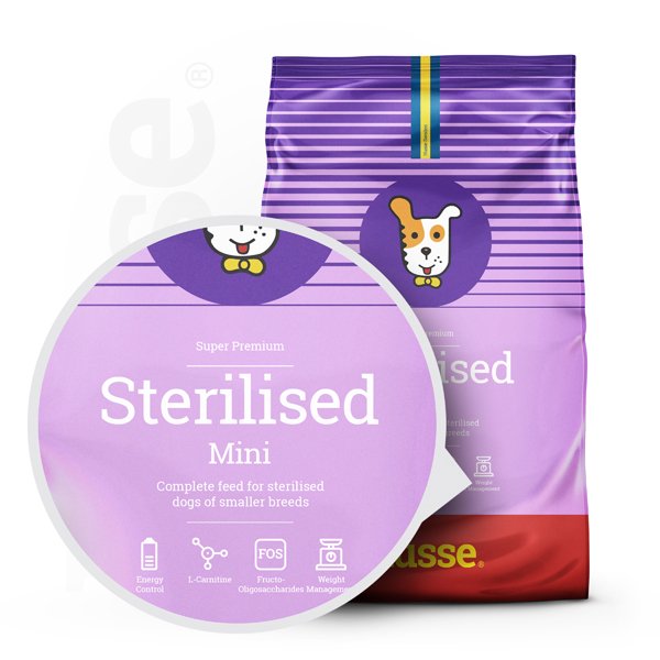 Sterilised Mini, 2 kg | Nutrição completa com elevada proteína para manutenção da condição corporal