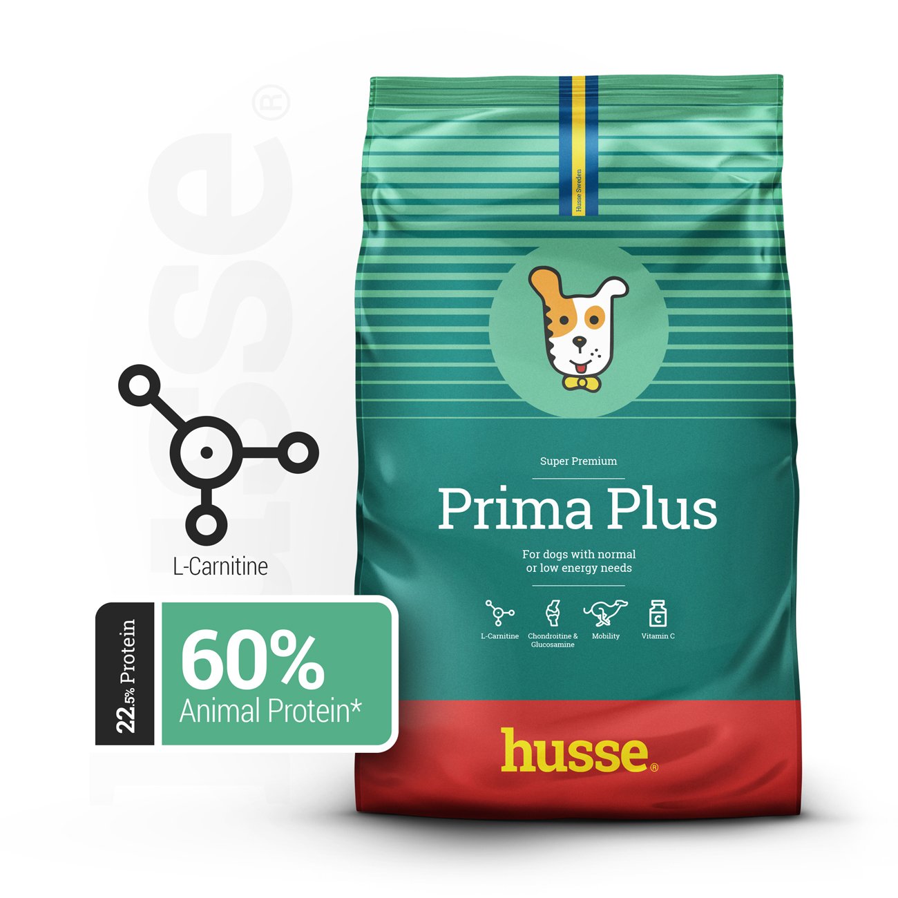 Prima Plus, 7 kg | Alimento de manutenção para cão com moderado teor de gordura & calorias