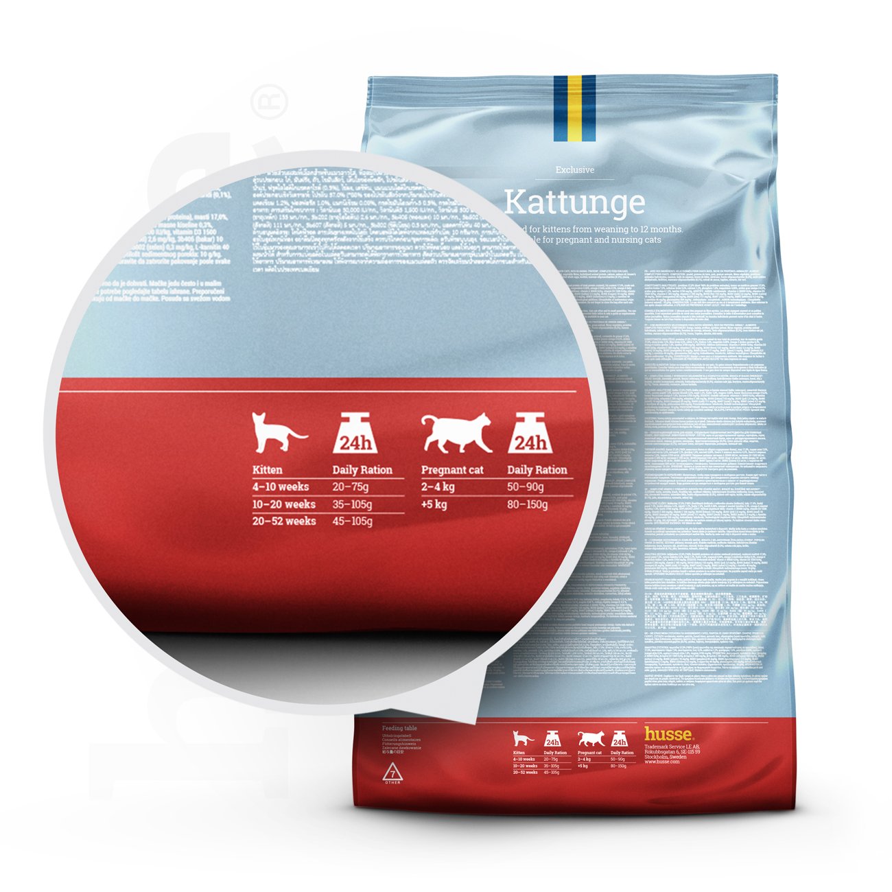 Exclusive Kattunge, 2 kg | Nutrição completa especialmente desenvolvida para gatinhos em crescimento
