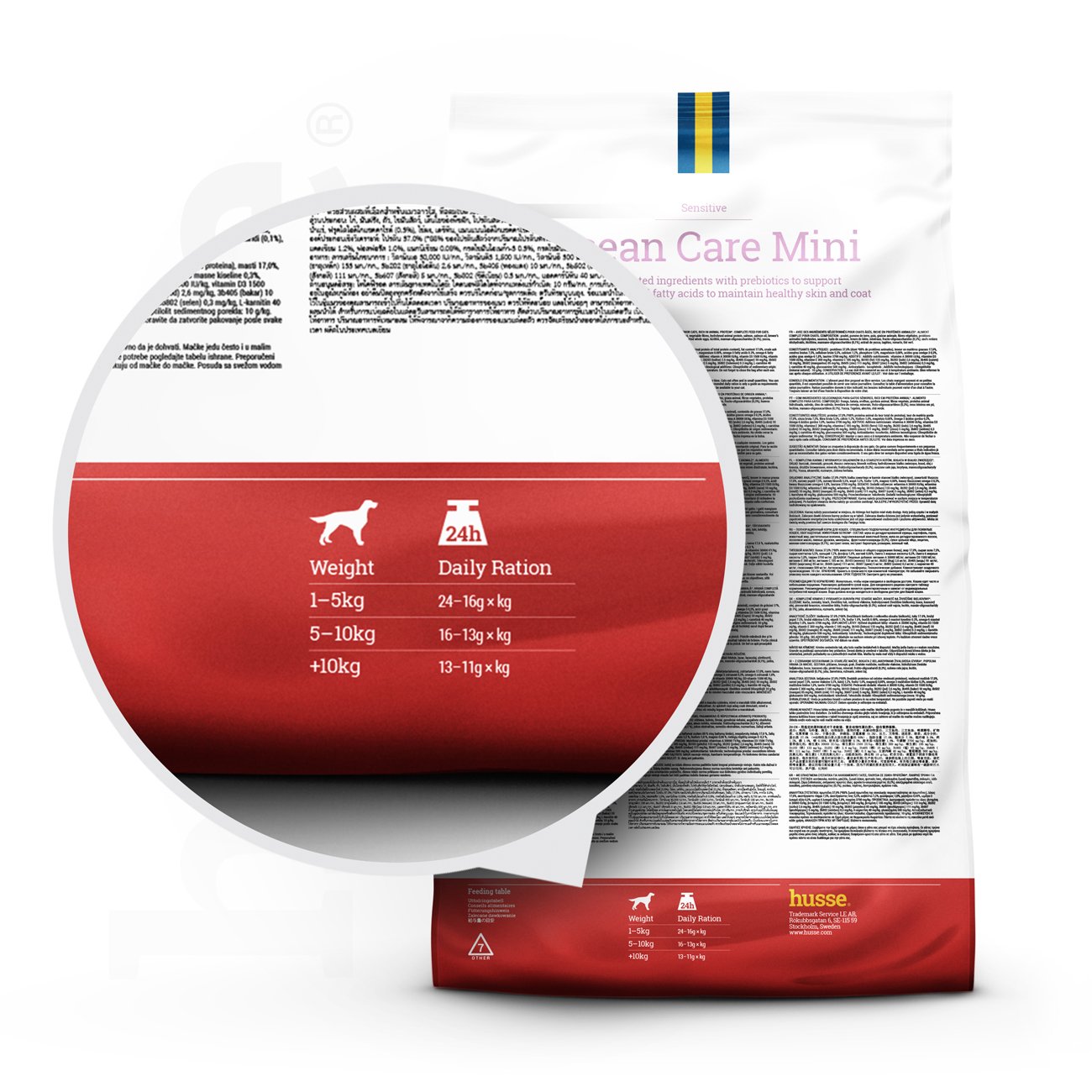 Sensitive Ocean Care Mini, 2 kg | Fórmula sem glúten com uma única fonte de proteína animal