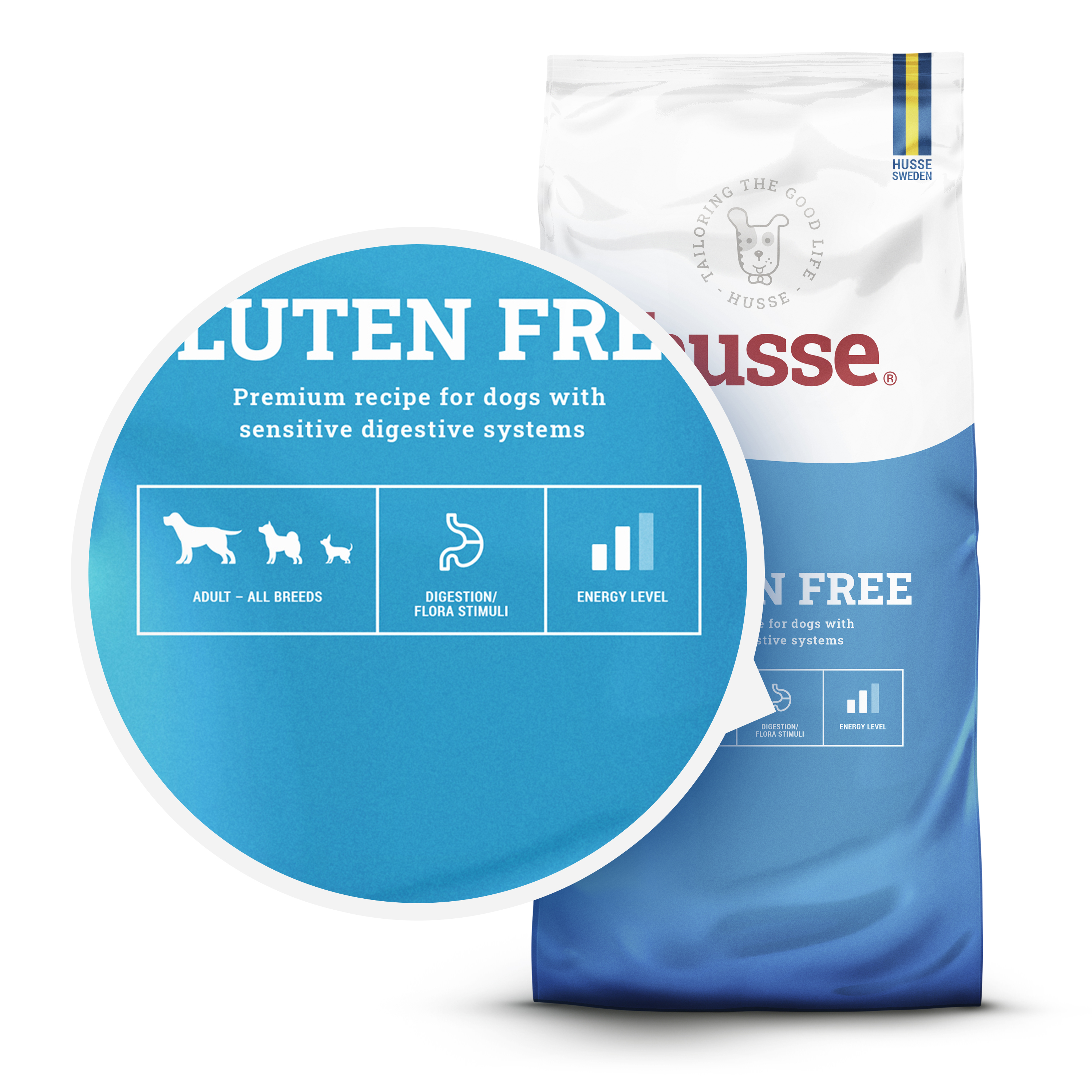 Gluten Free, 15 kg | Nutrição completa para cães com digestão sensível