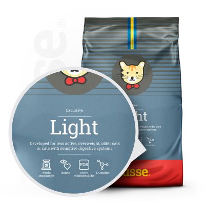 Exclusive Light, 2 kg | Alimento especialmente desenvolvido para ajudar a manter um peso saudável