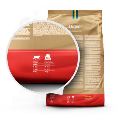 Exclusive Digest, 2 kg | Fórmula de fácil digestão para gatos com sistema digestivo sensível