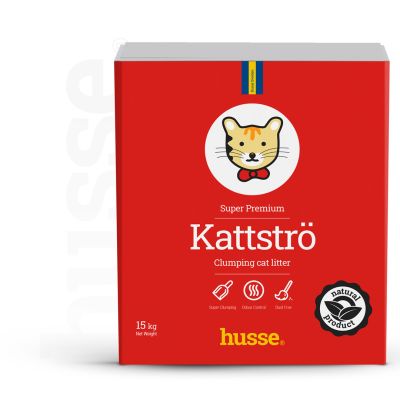 Kattströ Red, 2 x 15 kg | Areão aglomerante feito de bentonita de argila cinza