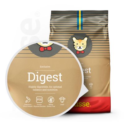 Exclusive Digest, 2 kg | Fórmula de fácil digestão para gatos com sistema digestivo sensível