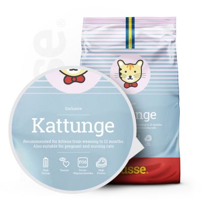 Exclusive Kattunge, 2 kg | Nutrição completa especialmente desenvolvida para gatinhos em crescimento