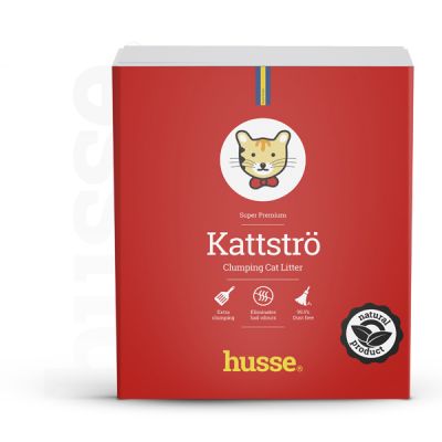 Kattströ Red, 2 x 15 kg | Areão aglomerante feito de bentonita de argila cinza